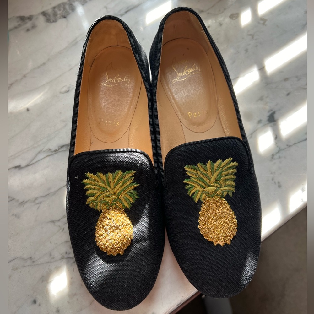 Christian louboutin pineapple loafer